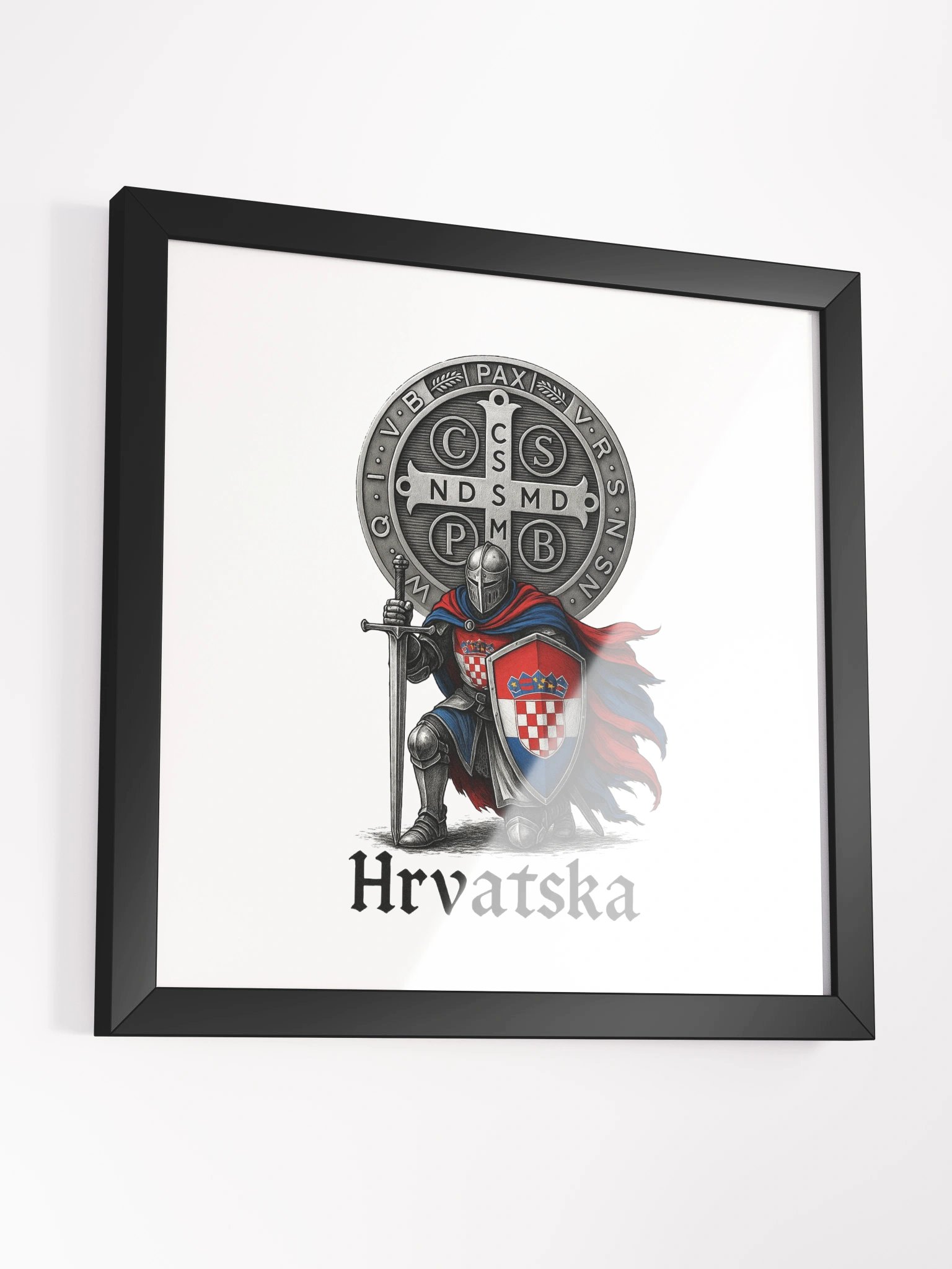Knight of Croatia Framed Matte Poster product image (6)