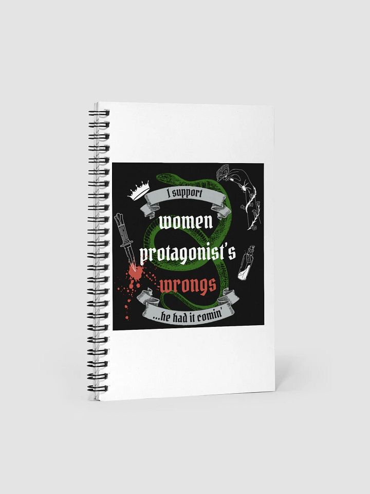 Supporting Women Protagonist's Wrongs Notebook product image (1)