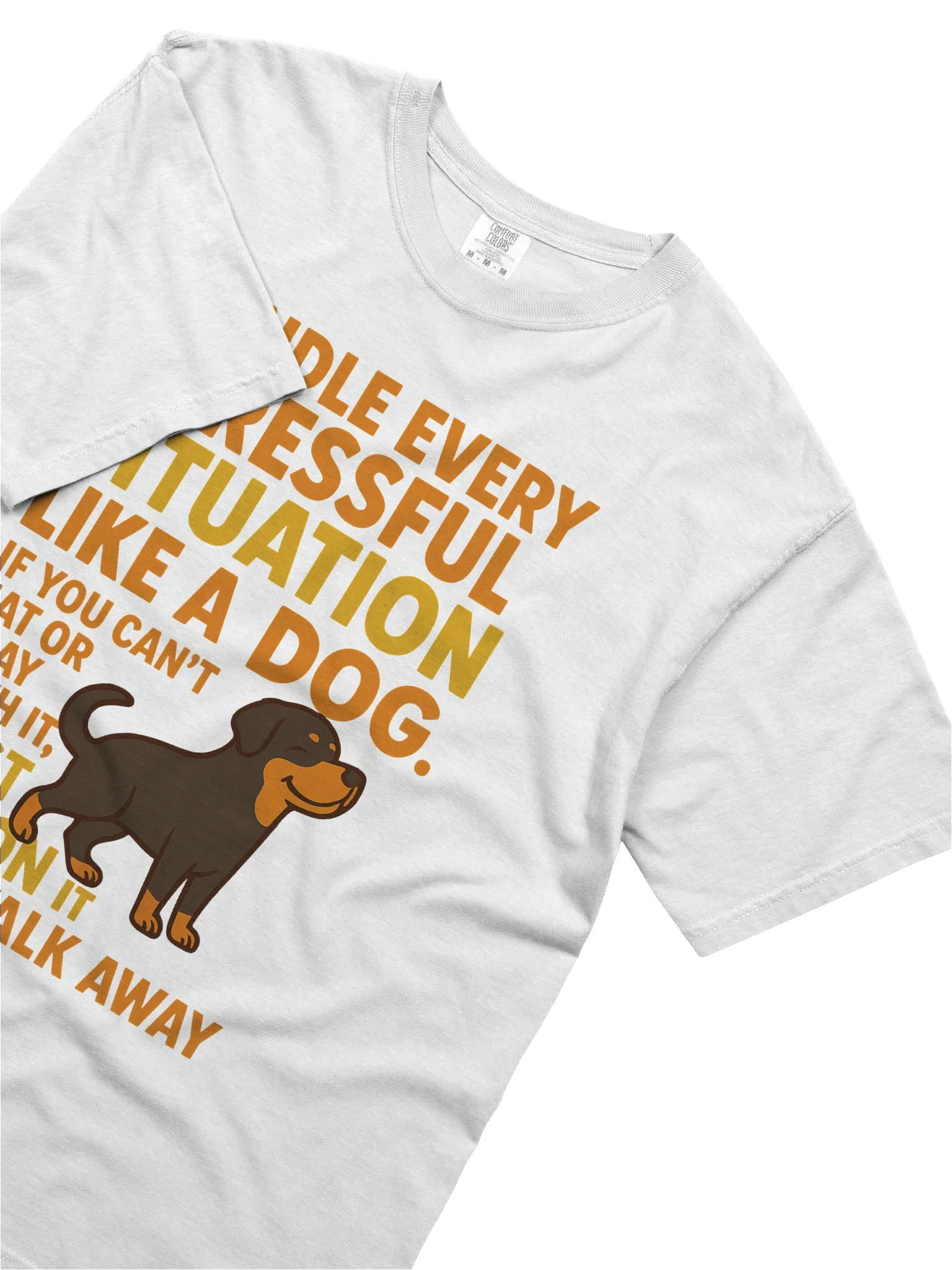 Rottweiler Pawsitive Attitude Tee product image (40)