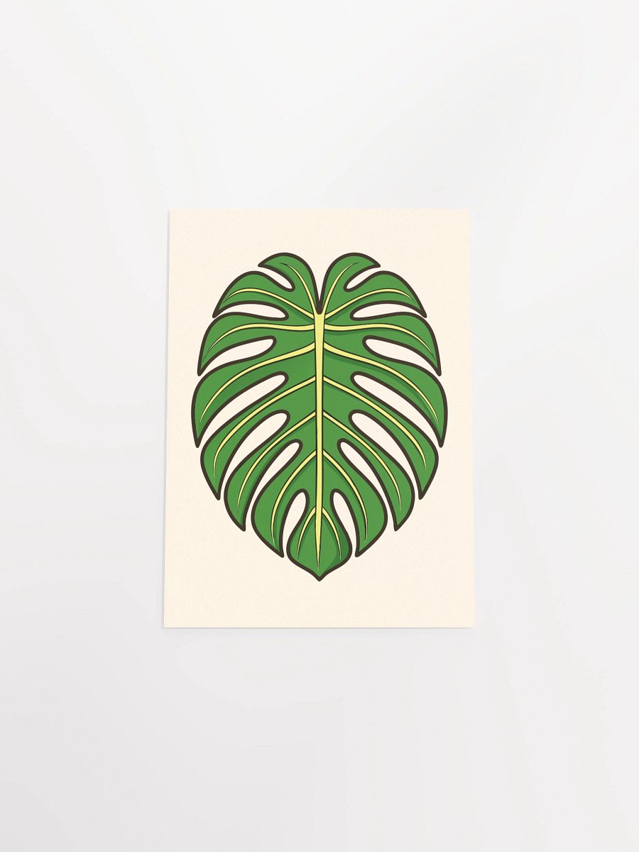 Monstera Leaf Enhanced Matte Poster product image (29)