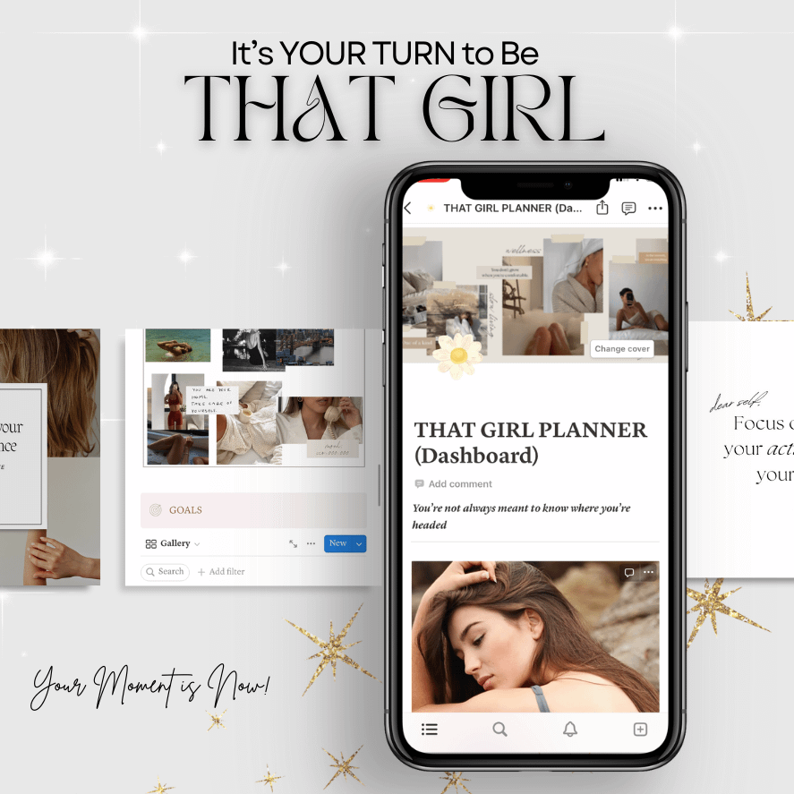 Ultimate That Girl | All in One Dream Life Digital Planner | Notion Template product image (1)