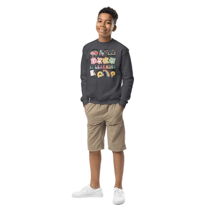 Youth Crew Neck Sweatshirt Back to School Graphic product image (1)