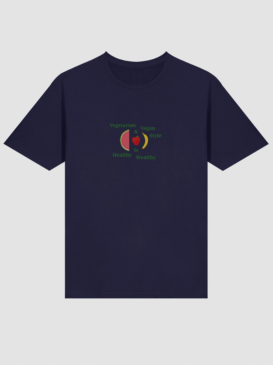 Healthy = Wealthy Vegan T-Shirt product image (3)