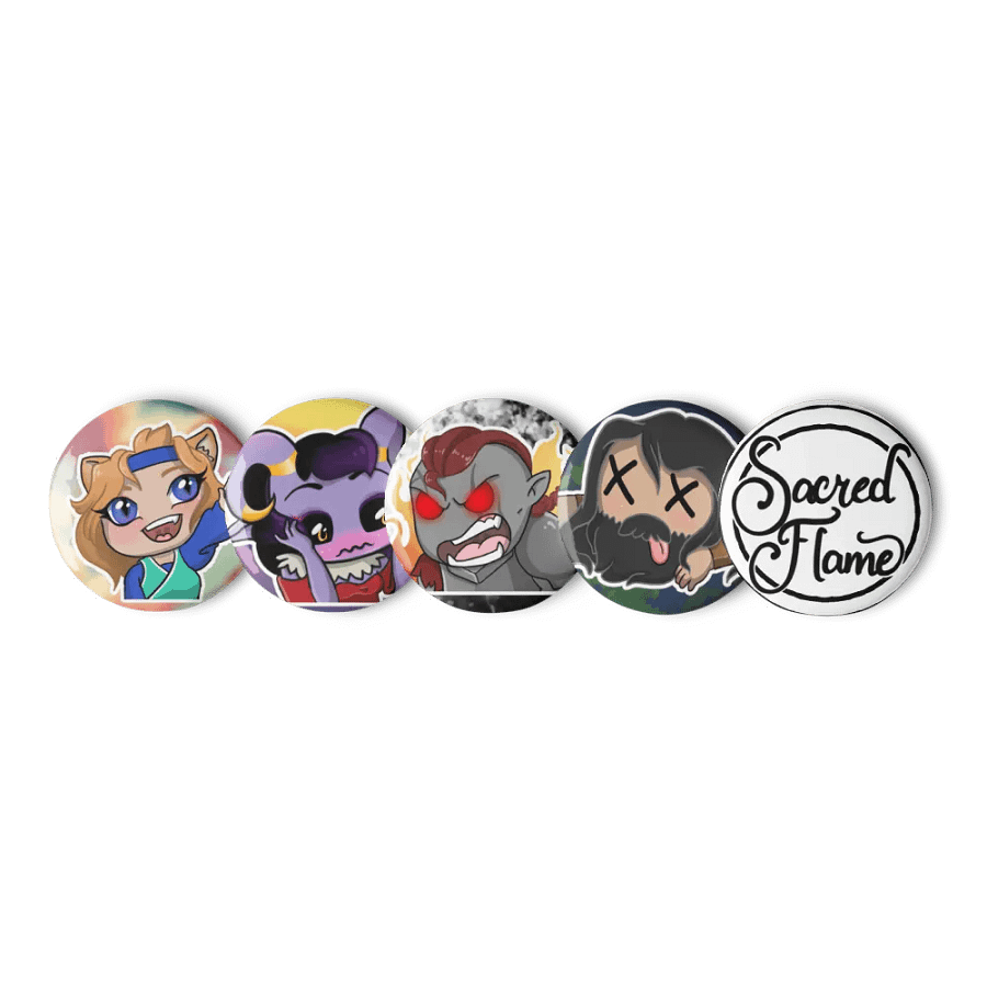 Main cast Emote Pins product image (5)