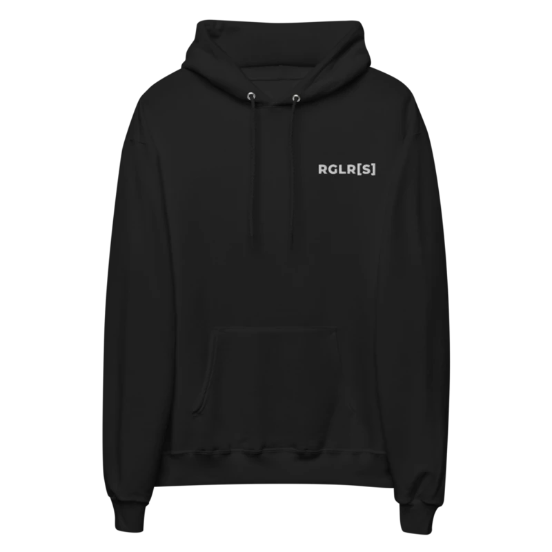 The Regulars Black Hoodie - White Embroidery product image (1)
