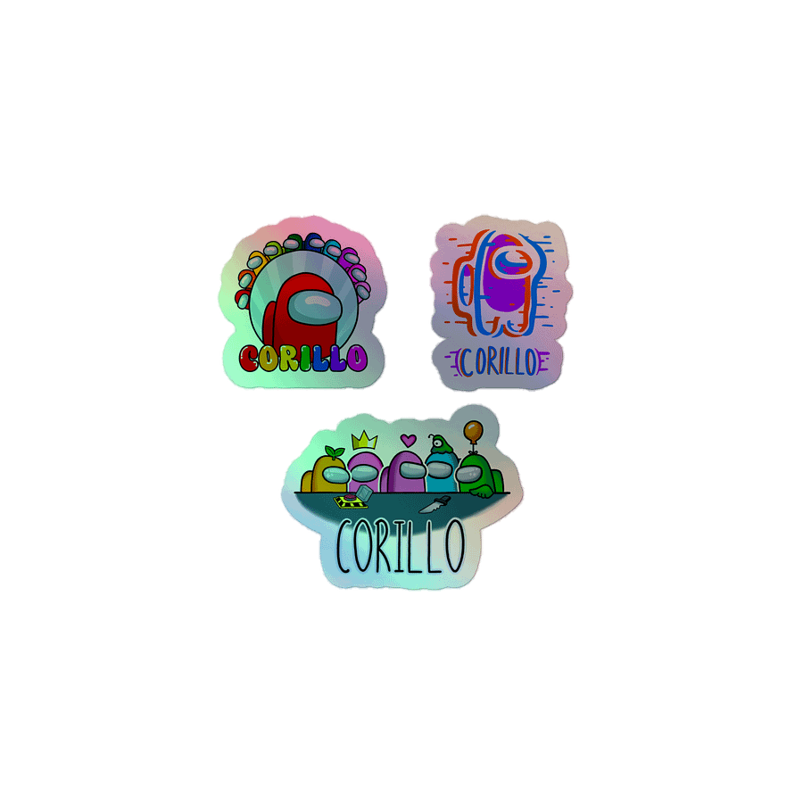 Among Us Holo Sticker Sheet. product image (1)
