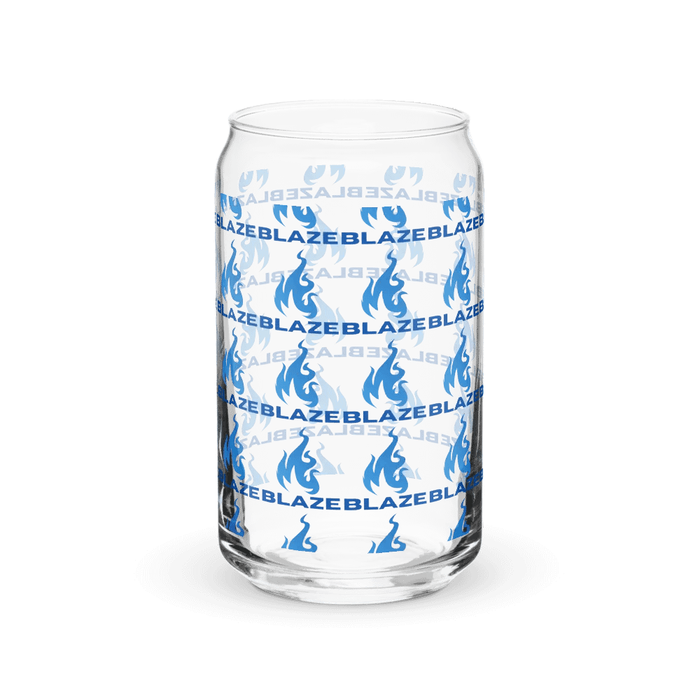 blaze logo glass cup product image (39)