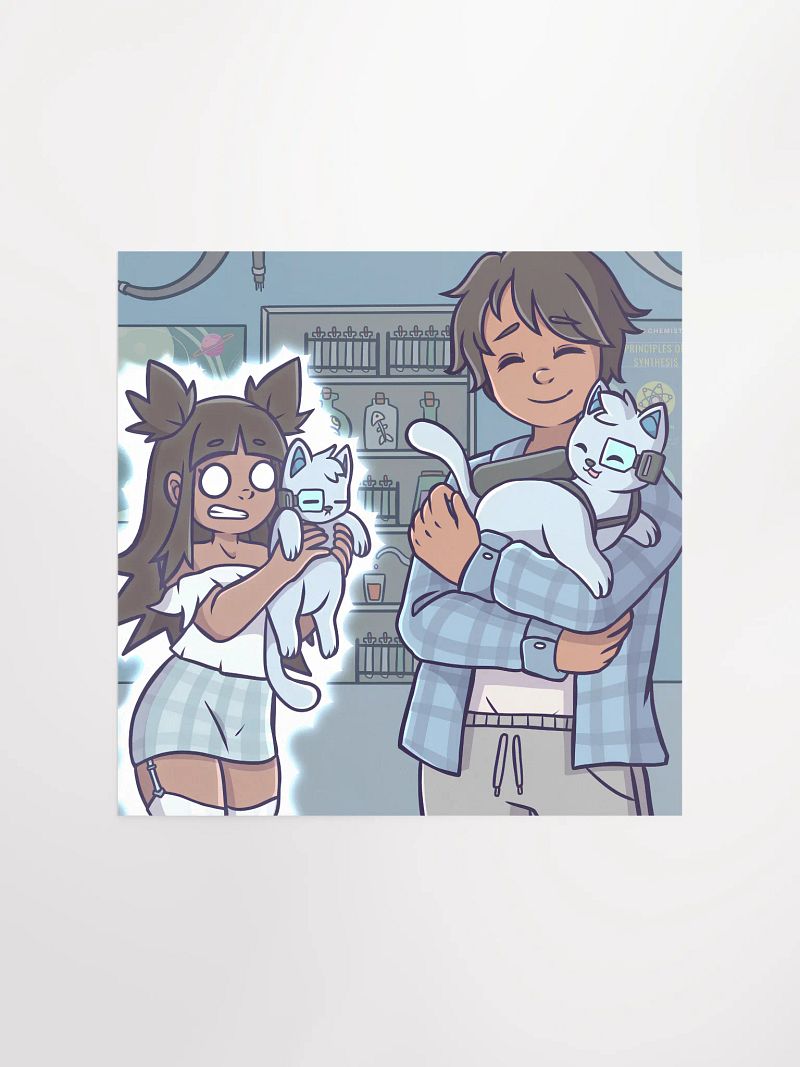 AshMCxAyano Robo-Kitty Poster