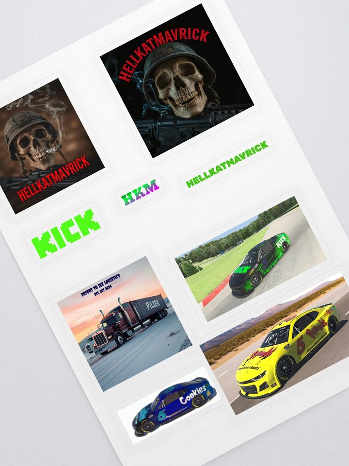 Hellish Sticker Collage: Kiss Cut Sheet product image (1)