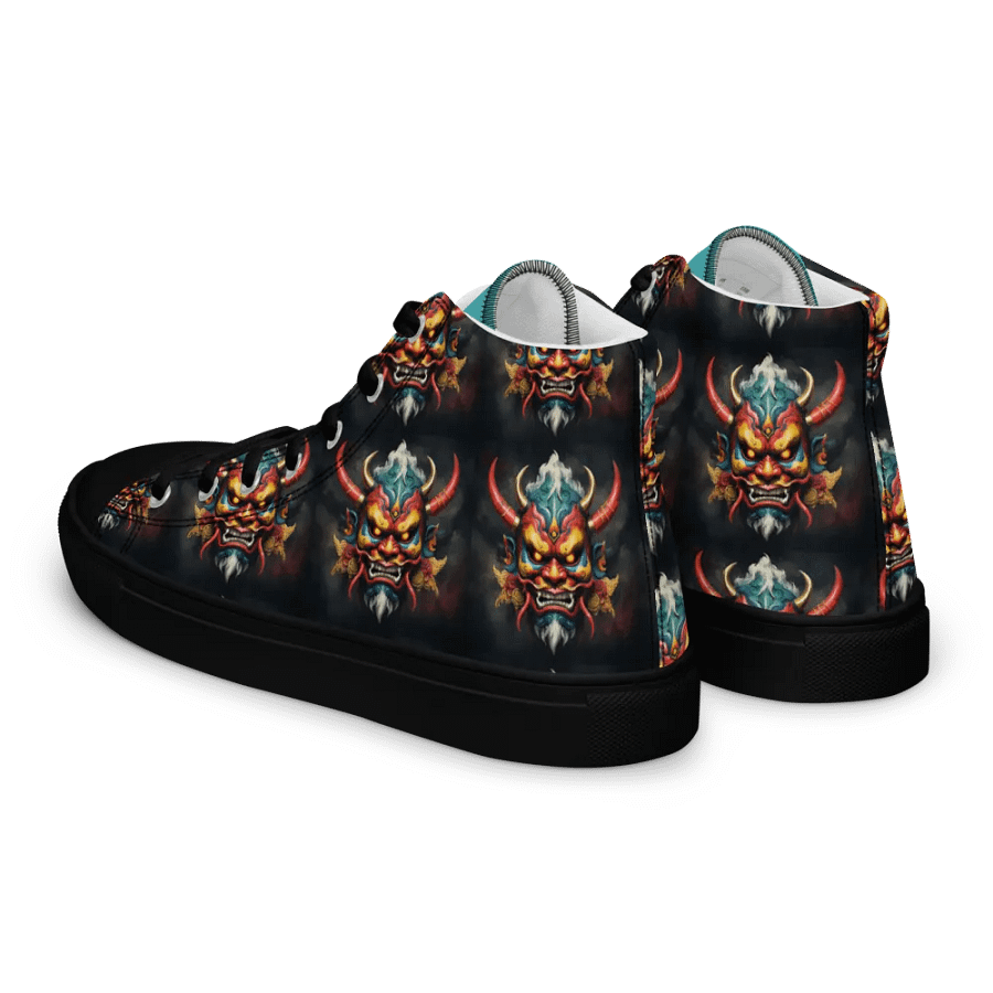 Oni Fierce Faces High Top Canvas Shoes product image (6)