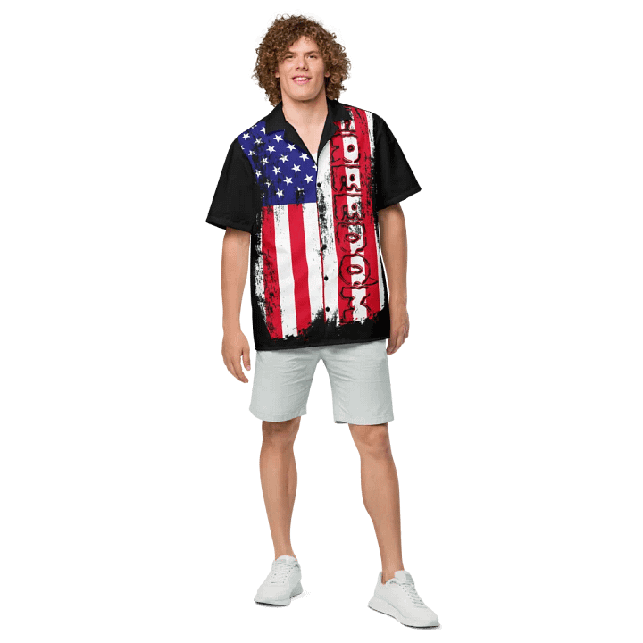 Freedom Flag Hawaiian Shirt *XXL Sizes* product image (1)