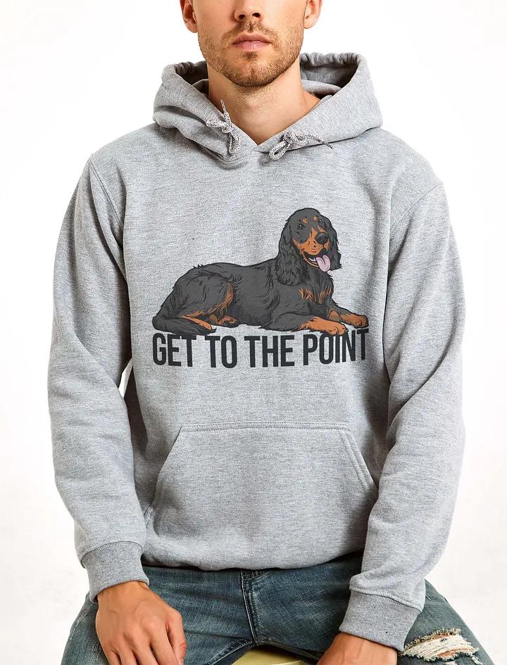 Get to the Point Hooded Sweatshirt of an Gordon Setter | Funny Hoodie for Gordon Setter Paw-rents product image (23)