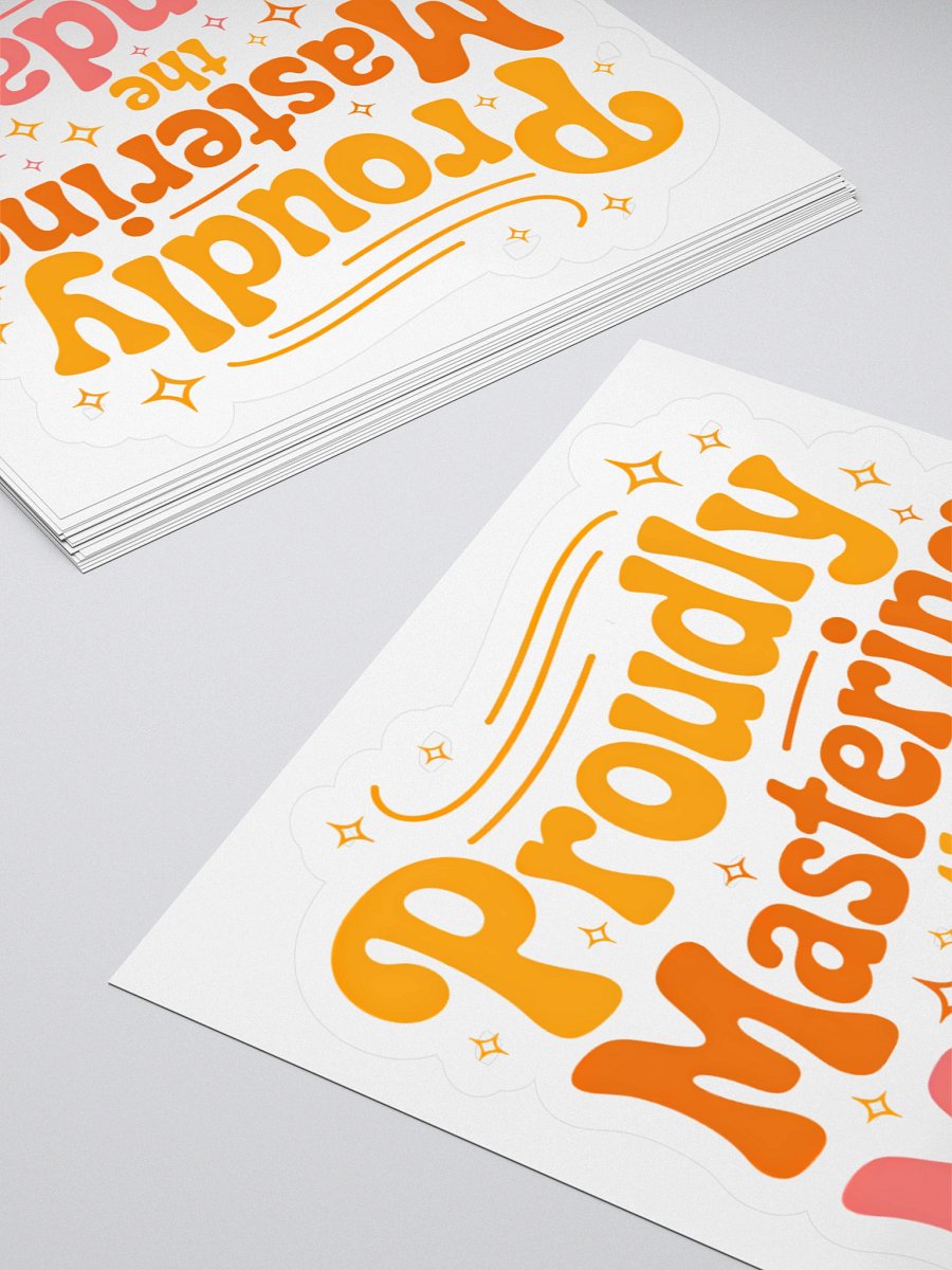 Retro Mundane Human Design Generator Sticker product image (12)