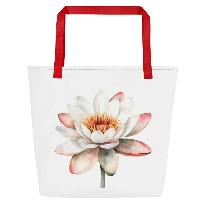 Water Lily Blooms All-Over Tote Bag product image (1)