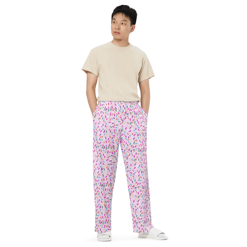 Light Pink Sprinkle Wide Pant product image (3)