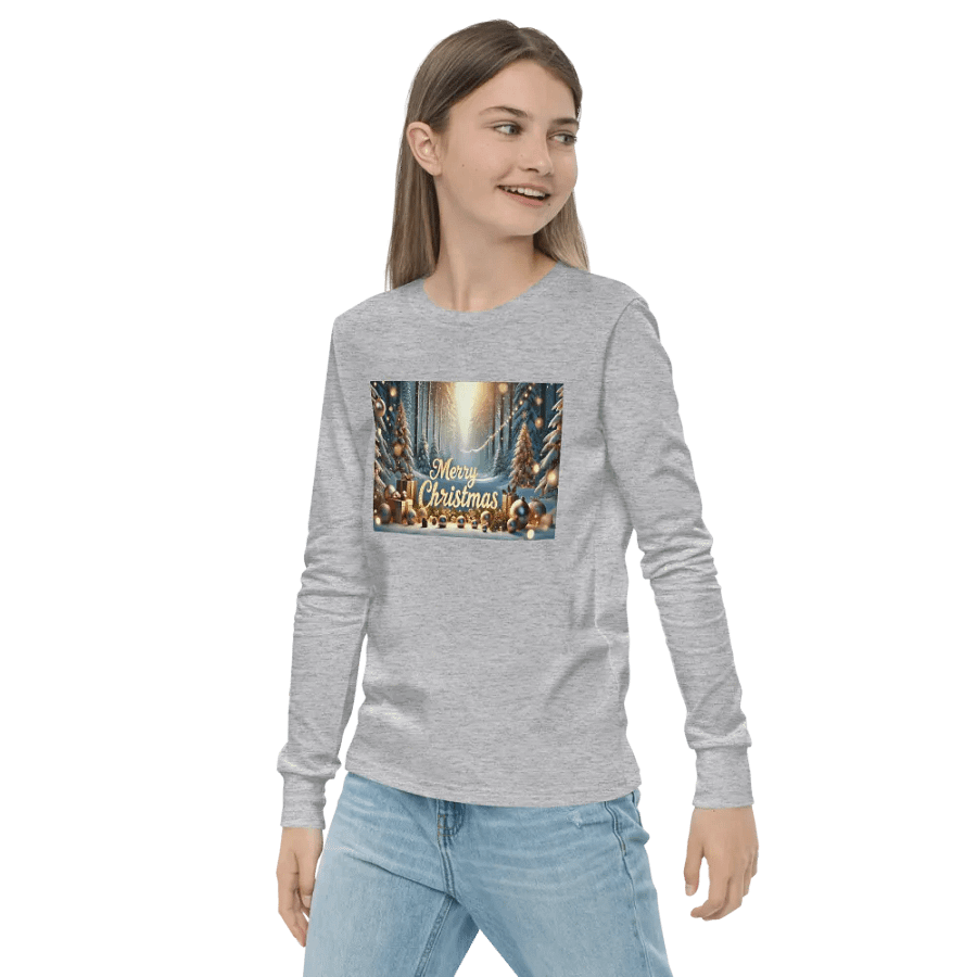 Festive Forest Youth Long Sleeve T-Shirt product image (3)