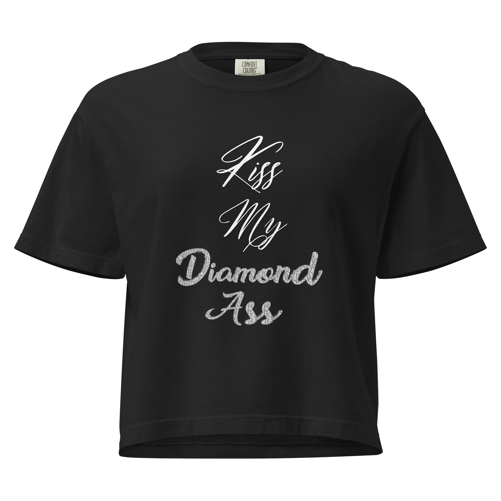 kiss my diamond black T product image (1)