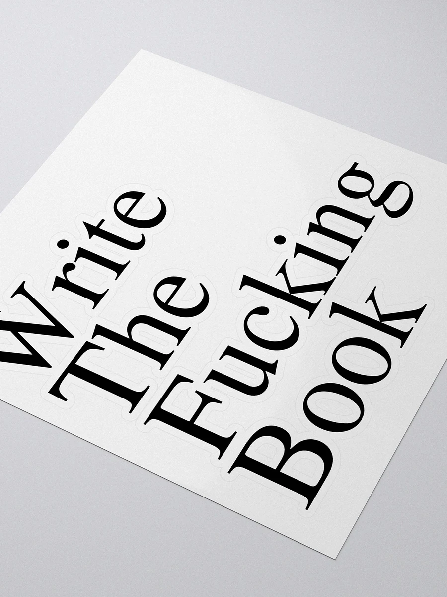 Write the Fucking Book Sticker product image (3)