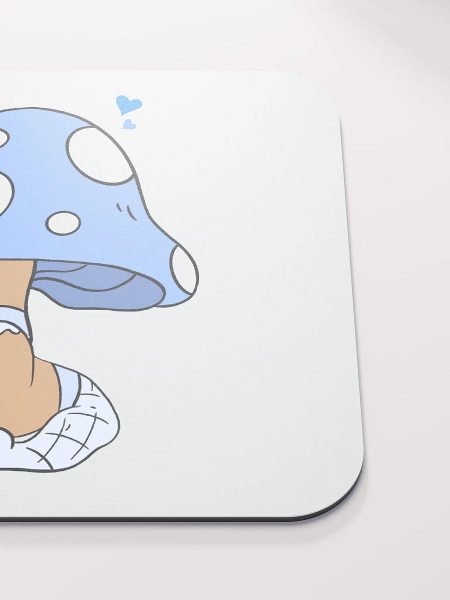 Mushroom Baddie Desk Mat - Light Blue product image (5)