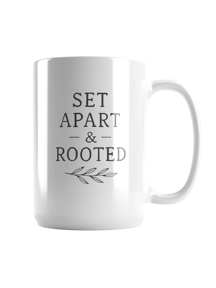 Set Apart & Rooted Leaf Logo Mug product image (2)