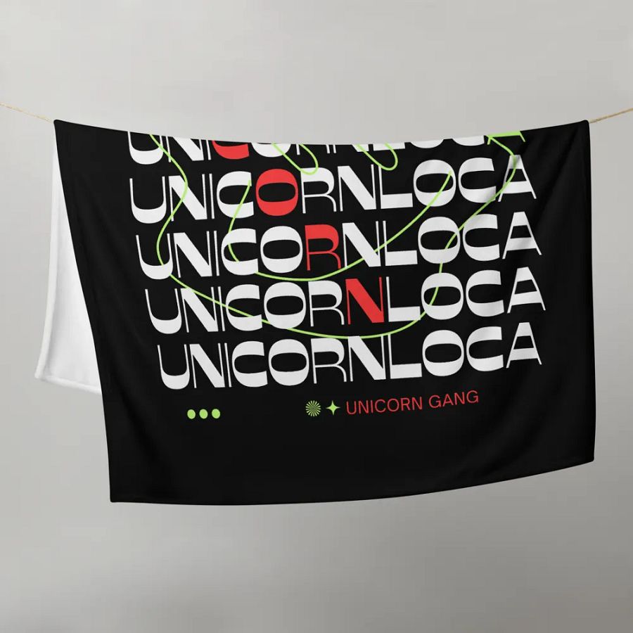 Unicorn Gang Blanket product image (1)