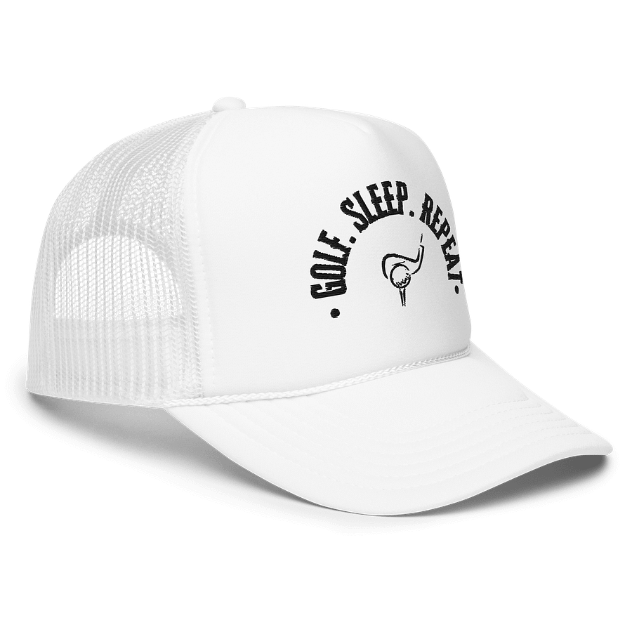 GOLF. SLEEP. REPEAT. white hat product image (3)
