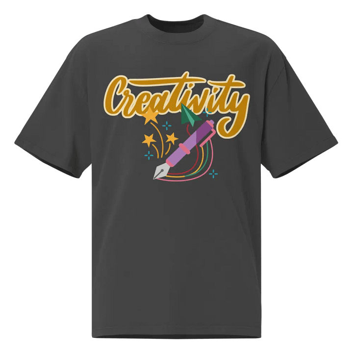 Creativity Oversized Unisex T-shirt product image (1)