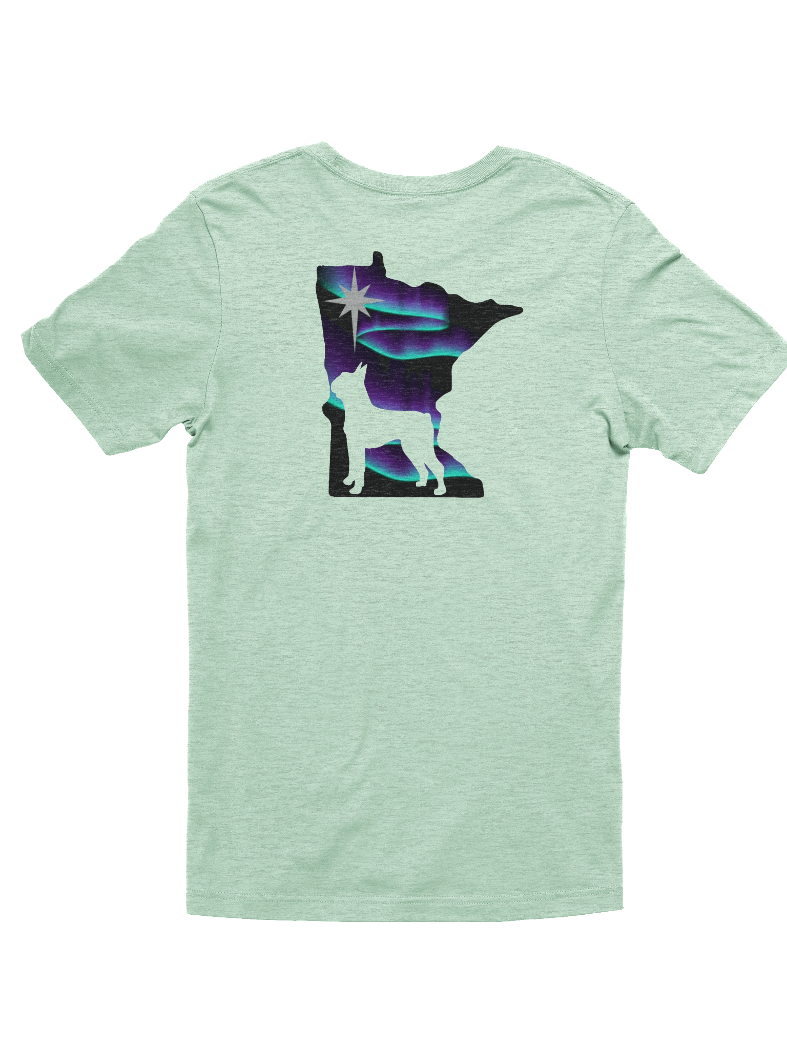 MN Boston Terrier Club Art Style w/ Northern Lights Back Logo product image (2)