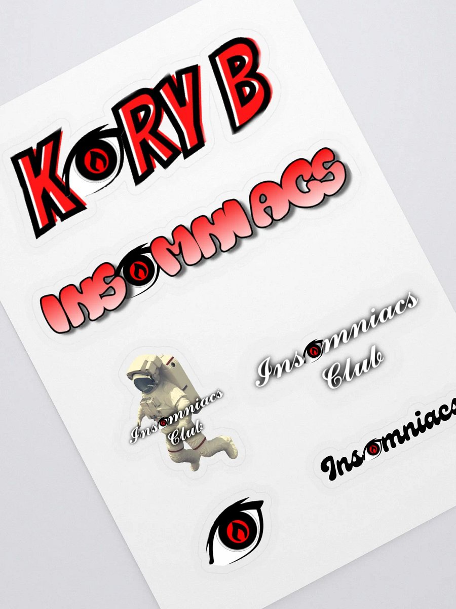 Insomniacs Club Sticker Sheet product image (1)