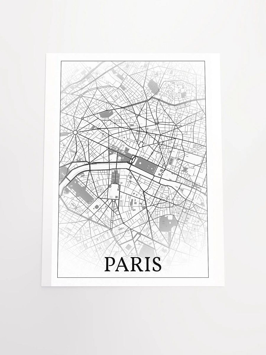 Paris, France, city map print product image (19)