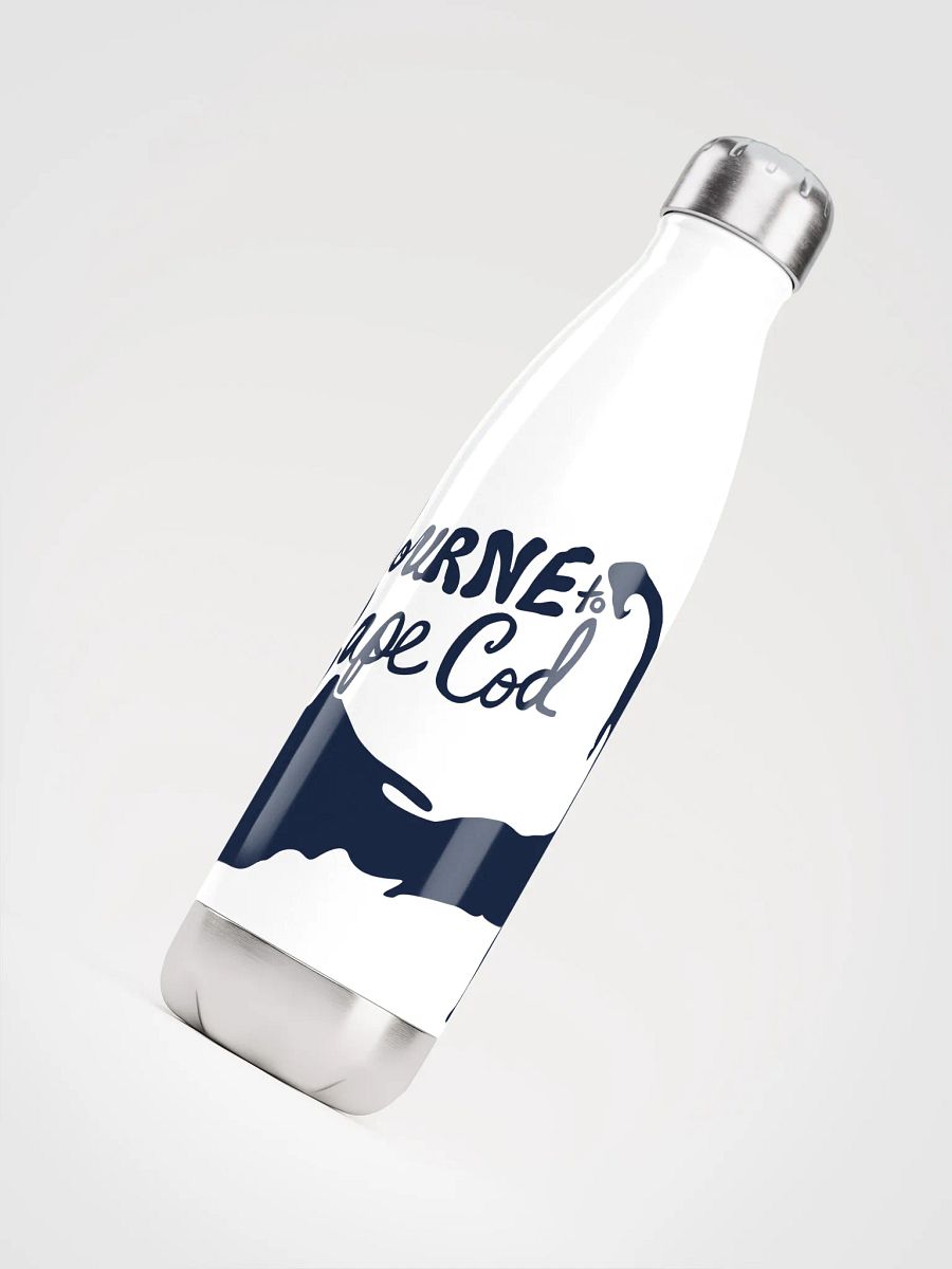 BOURNE to Cape Cod™ | Stainless Bottle | Navy on White 💧 product image (4)