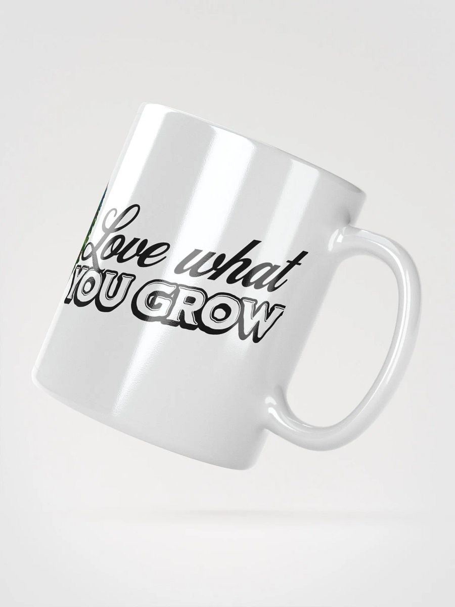 Grow What You Love, Love What You Grow Mug | Garden Love | Nature Connection | Grow Happiness | Plant Life Inspiration | Rooted in Nature | Eco-Conscious Gift | Mindful Living | Green Living product image (5)