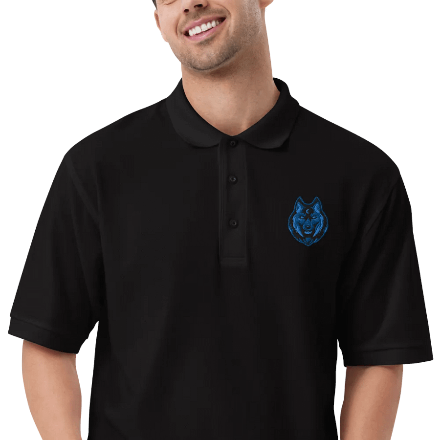 Lunar Wolf Polo Shirt product image (24)
