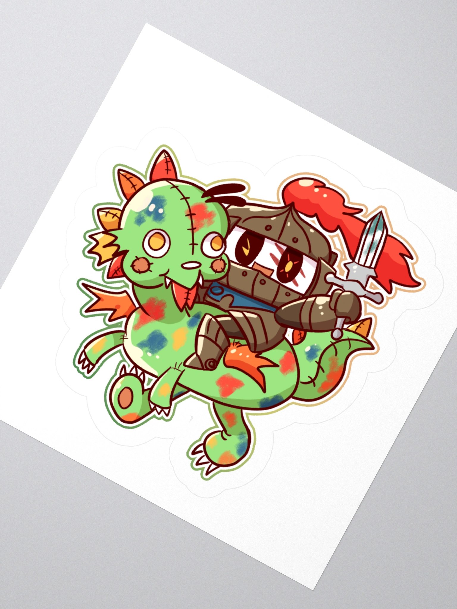 Brave Knight Sticker product image (2)