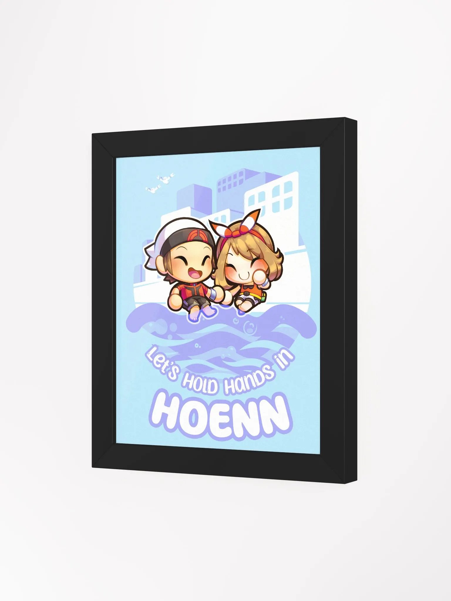Let's Hold Hands in H Girl and Boy - Poster product image (10)