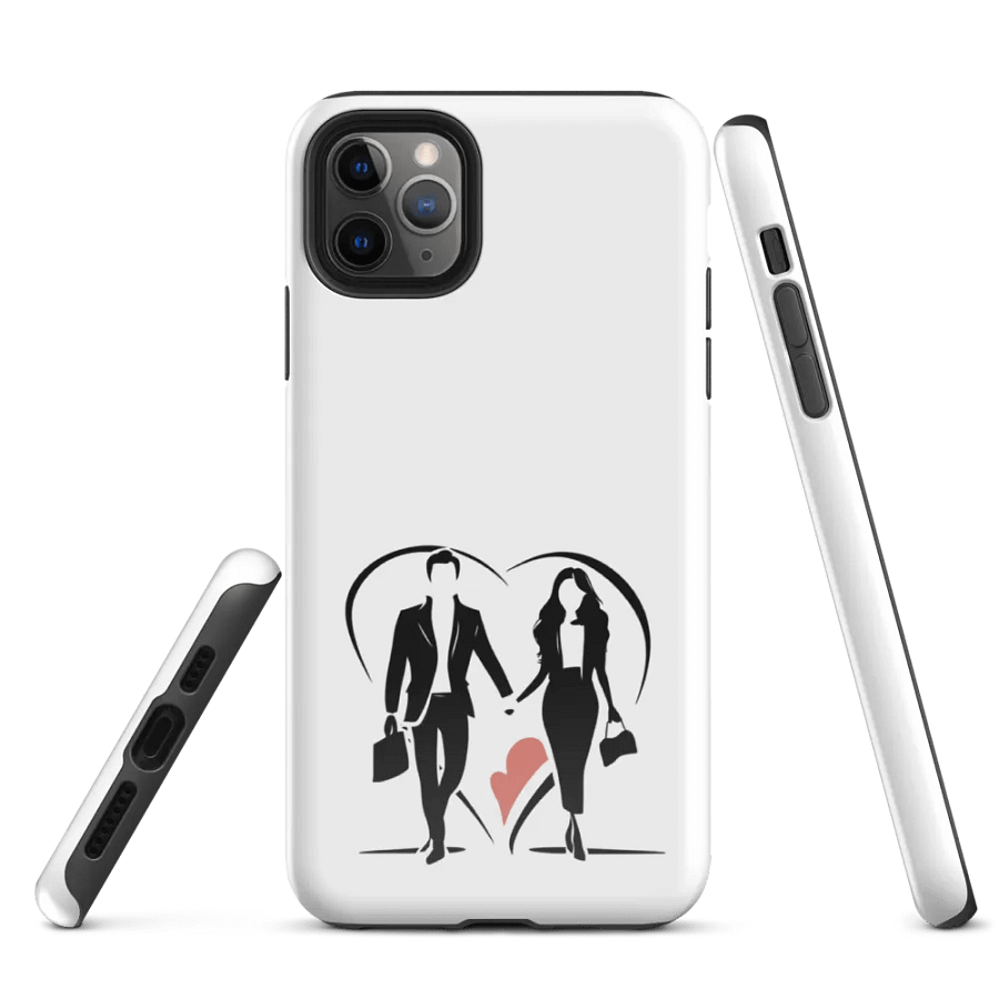 Modern Love Logo Tough Case for Iphone (White) product image (1)