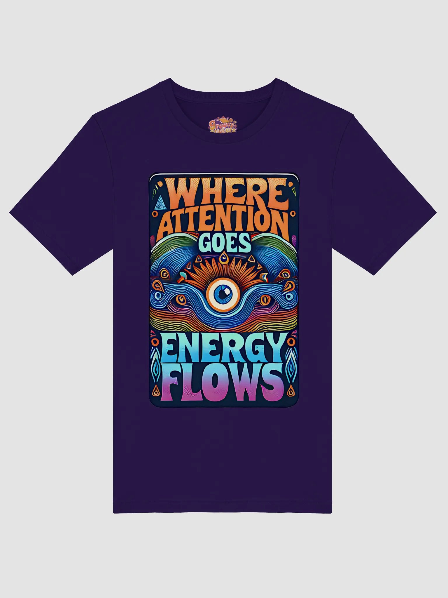 Energy Flows Psychedelic T-Shirt product image (3)