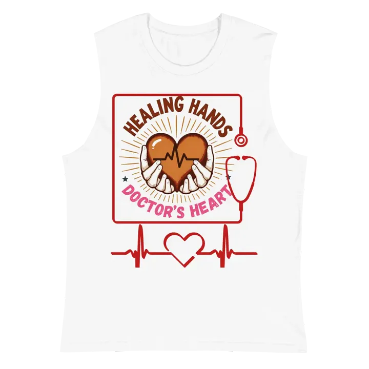 Healing Hands Doctor's Heart Muscle Tank product image (6)