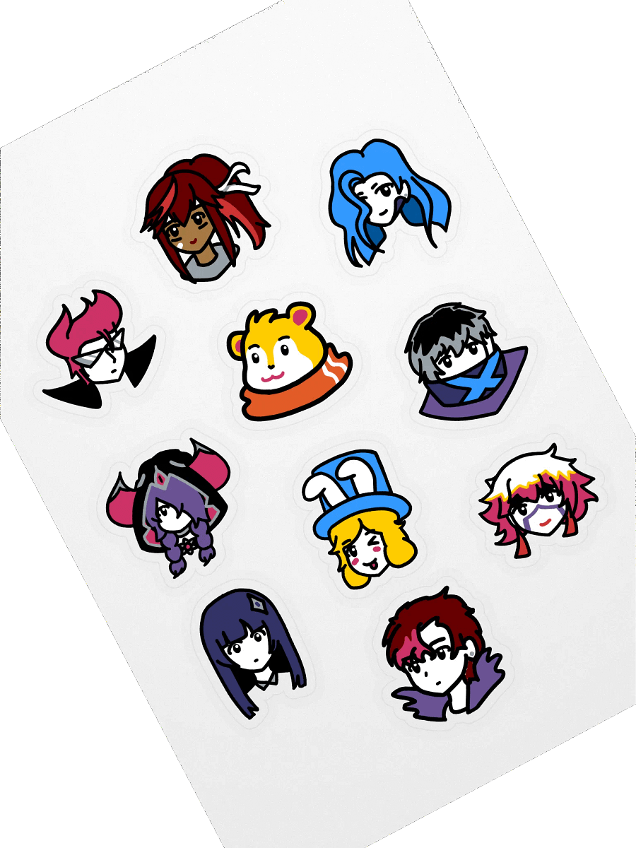 Striker Sticker Sheet (zzZ) product image (1)