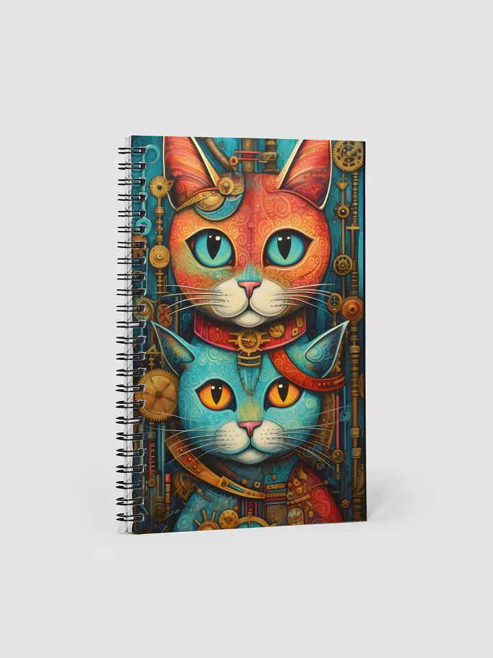 Steampunk Cats Spiral Notebook product image (1)