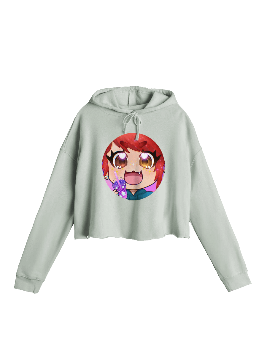 Boba Tea Pearl Women’s Lightweight Cropped Hoodie product image (1)