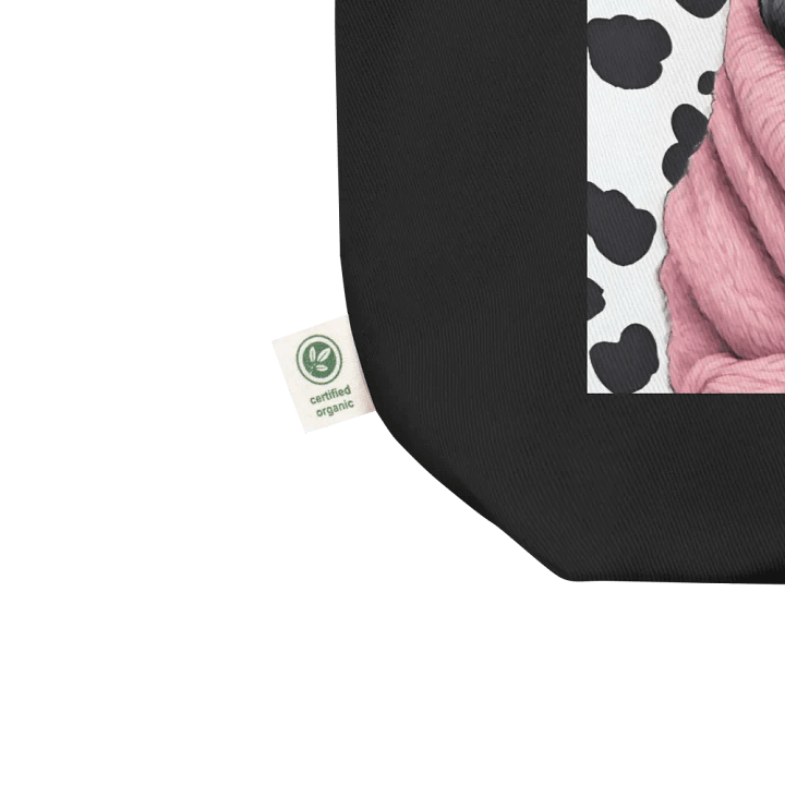 Dotted Pug Eco-Friendly Tote Bag product image (2)