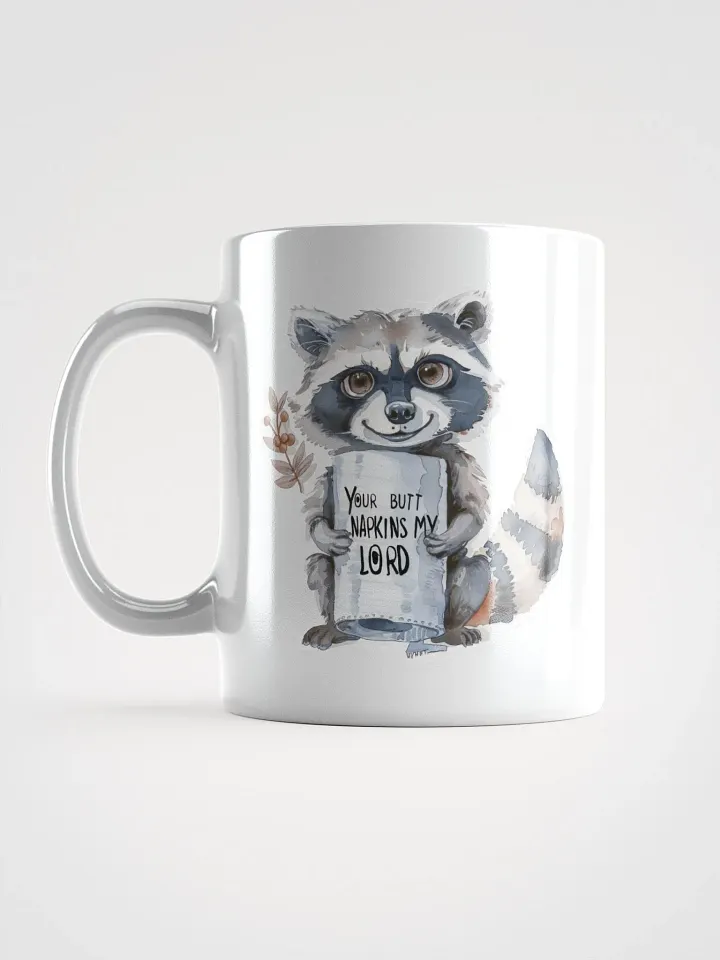 Playful Raccoon Butt Napkins Mug product image (5)