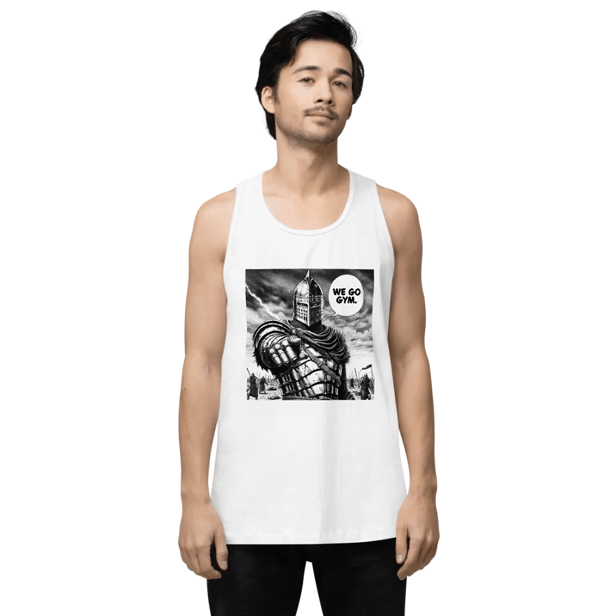 'WE GO GYM' men tank (up to 3XL) product image (1)