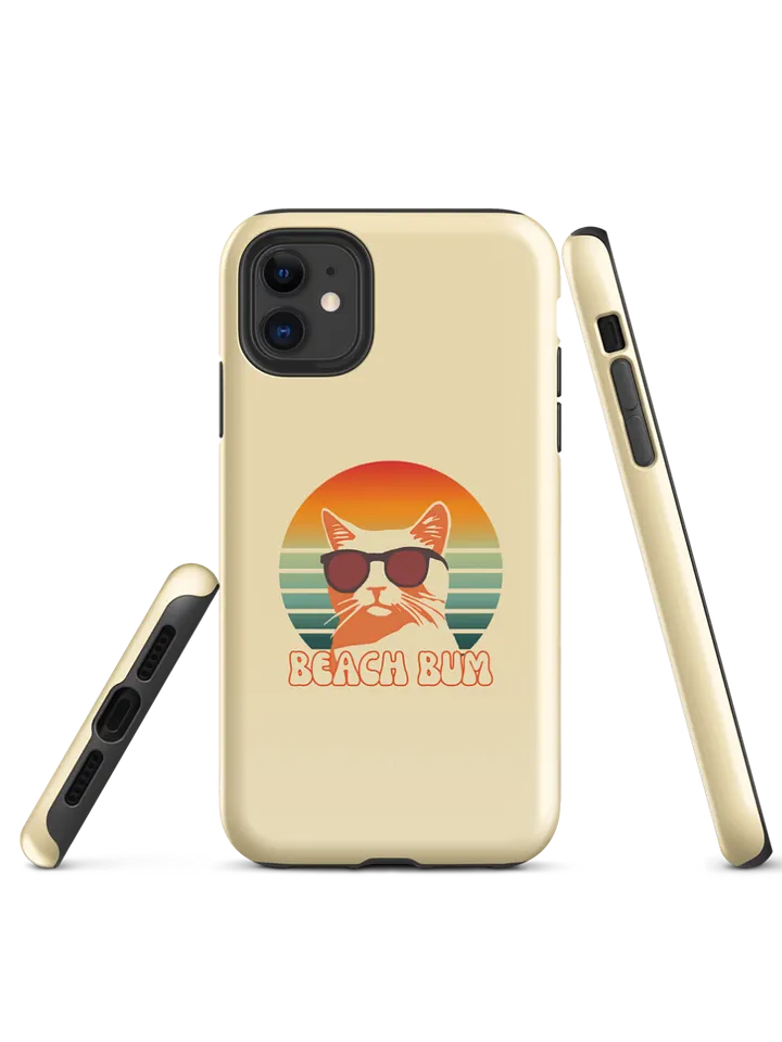 Beach Bum Cat Sunglasses Tough Case for iPhone product image (2)