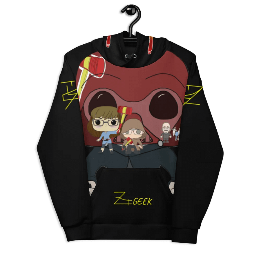 Dorn Geek Wars All Over Hoodie 1 product image (7)