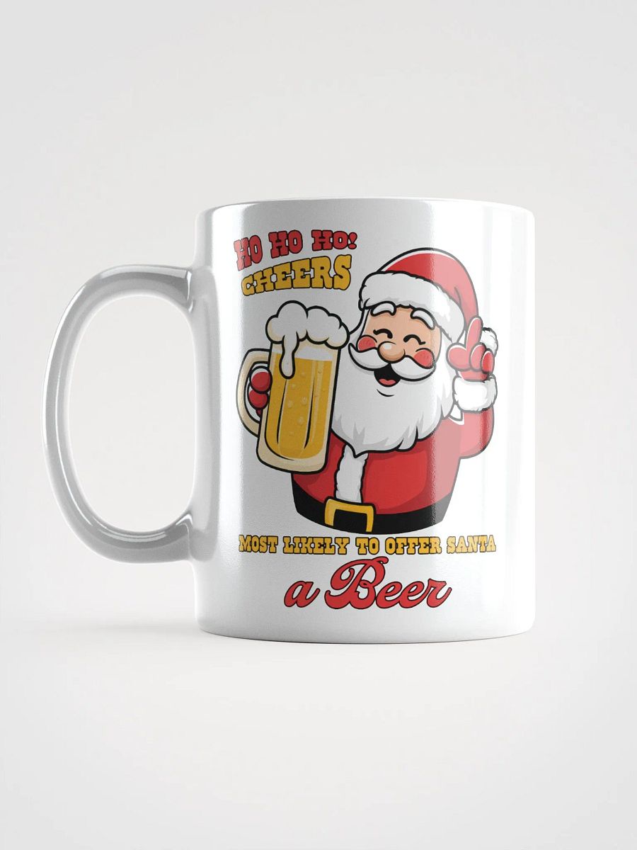 Santa's Cheers White Glossy Mug product image (6)