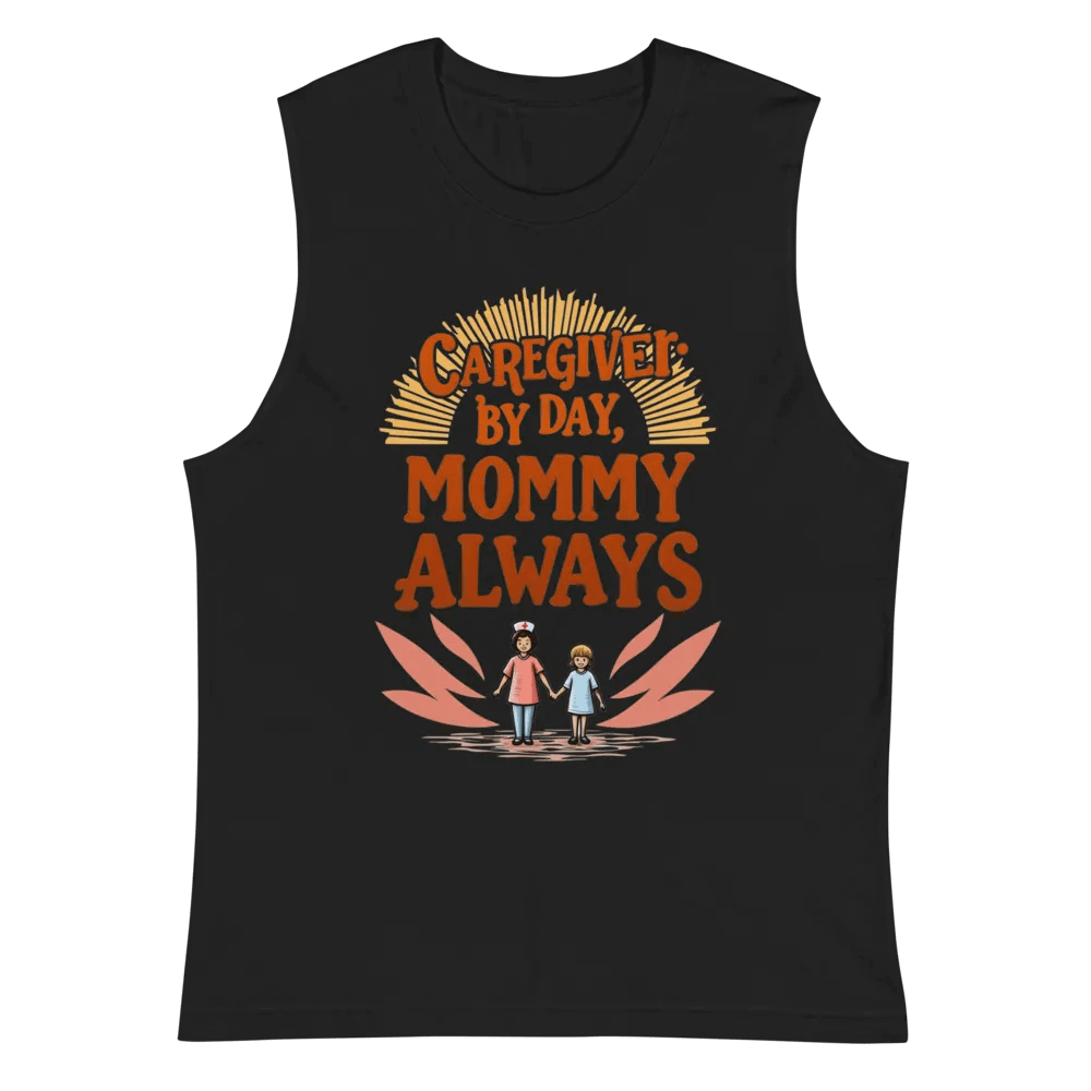 Caregiver by Day, Mommy Always Muscle Tank product image (3)