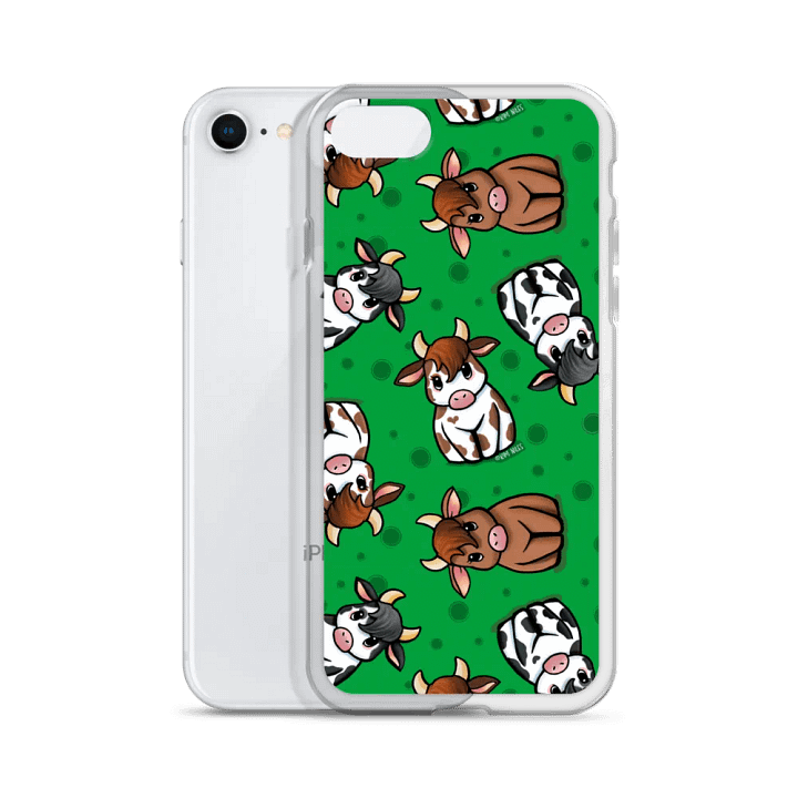 Ditsy Cows iPhone Clear Case product image (2)