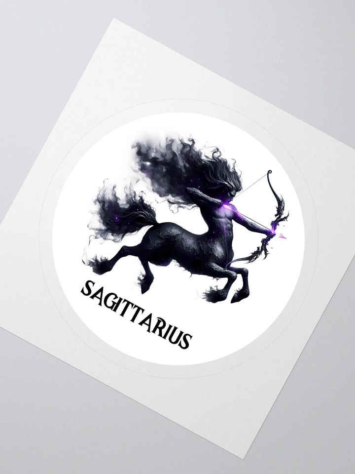 Mythical Sagittarius Zodiac Round Sticker product image (2)